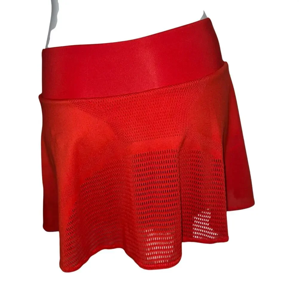 Adidas women’s Stella McCartney women’s red tennis shirt - Picture 4 of 15